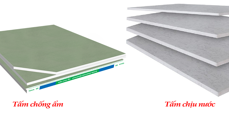 Trần thạch cao chống ẩm