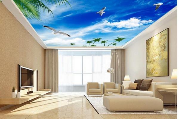 Xu Hướng Thiết Kế Trần Thạch Cao 3D Năm 2025